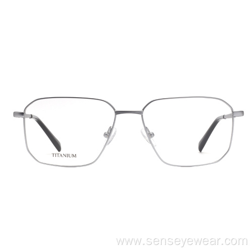 Brand Designer Titanium Optical Frame Glasses For Men